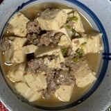 ひき肉と木綿豆腐のすき焼き風煮